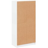  Visoka komoda s vratima bijela 68x37x142 cm konstruirano drvo | shoptok.hr