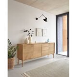 Kave Home Niska komoda u dekoru hrasta u prirodnoj boji 200x86 cm Lenon – | shoptok.hr