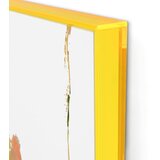 Malerifabrikken Slika z ročno naslikanimi elementi 102x102 cm Confidential Yellow – | Shoptok.si