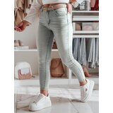 DStreet Spodnie damskie jeansowe skinny SKINNIUP jasnoniebieskie | shoptok.hr