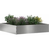  Ograda oko Travnjaka Srebrno 60 x 60 x 13 cm Cinkani čelik | shoptok.hr