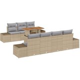  Vrtni set sofa Set od 8 Bež Ratan Vrtni stol Pravokutni | shoptok.hr