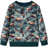  Dječja topla majica tamnozelena 140 | shoptok.hr