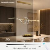 Brilagi LED prigušiva luster na sajli SIGNATURE LED/50W/230V 120 cm zlatna + daljinski upravljač | Eponuda.com