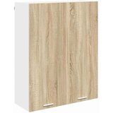 vidaXL Viseča omarica s polico Riga Sonoma hrast 80 x 31 x 100 cm | Shoptok.si