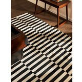 Hanse Home Črna/bela obojestranska ročno tkana volnena preproga 200x300 cm Donna – | Shoptok.si