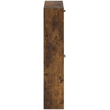  Ormar za cipele na zidu HAARLEM 71 x 17 x 86 cm Dimljeni hrast | shoptok.hr