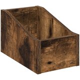  Kutija za LP ploče 2 kom. Dimljeni hrast 18 x 32 x 18 cm Slike