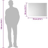  LED kupaonsko ogledalo 70x50 cm | shoptok.hr