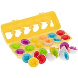 Montessori edukativna slagalica u kutiji s jajima oblici, 12 kom. | shoptok.hr
