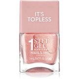 Nails Inc. It’s Topless gel lak za nohte za dolgoobstojen učinek odtenek Remi Nude Shimmer 14 ml | Shoptok.si