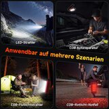DAPHOMEU 2x LED delovni svetilki COB z magnetnim podstavkom | Shoptok.si