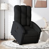 Maison Chic Električni naslanjač - Relax naslanjač s funkcijo vstajanja črn, (22061189) | Shoptok.si