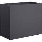  Vrtna saksija Antracit 60 x 30 x 50 cm Čelična vrata | shoptok.hr