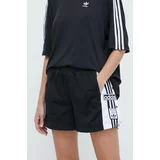 Adidas Kratke hlače Adibreak ženske, črna barva, IU2518