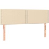  Box spring postelja z vzmetnico krem 140x200 cm blago, (20725722) | Shoptok.si