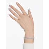 Swarovski Zapestnica srebrna / transparentna | Shoptok.si