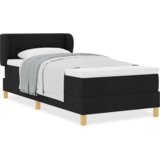  Črna Box Spring postelja z vzmetnico - 80x200 cm Tkanina, (22051012) | Shoptok.si