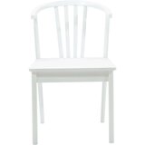  Stolac za blagovanje 2 pcs Bijelo Čvrsto drvo | shoptok.hr