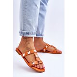 Boto Women's Slippers With Large Studs Orange Mercure | ePonuda.com
