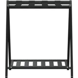  Stalak za prtljagu crni 68 x 38 x 58 cm od bambusa | shoptok.hr