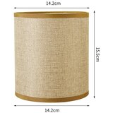 Brilagi univerzalni abažur nubila E27 15,5x14 cm svetlo braon | Eponuda.com