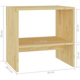 vidaXL Nočna omarica 40x30,5x40 cm trdna borovina | Shoptok.si