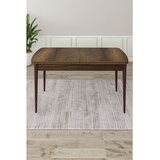 Hanah home trpezarijski sto na razvlačenje Uzi, 132 × 80 cm (razvučen 170 cm), ploča u dekoru drveta Baroque, noge boje oraha | Eponuda.com
