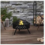  Posuda za vatru sa žaračem 58 cm XXL čelična | shoptok.hr