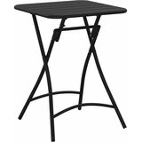 Bistro Stol Antracit 55 x 55 x 72,5 cm Čelik s prahom | shoptok.hr