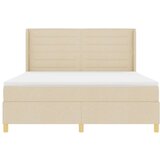  Krem Box Spring Postelja z Blazino, 180x200 cm Tkanina, (22050973) | Shoptok.si
