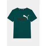 Puma Majica Ess+ 2 Col Logo 586985 Zelena Regular Fit