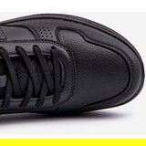 EVENTO Lightweight Men's Platform Sneakers in Black Eco Leather Uziran | Eponuda.ba
