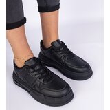 Gemre Black women's sneakers with thick soles Rossio | Shoptok.si