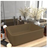  Luksuzni umivaonik mat krem 41 x 30 x 12 cm keramički | shoptok.hr