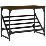 Maison Chic Regal za čevlje - Polica za čevlje rjav hrast 60x30x45 cm inženirski les, (21776693) Cene