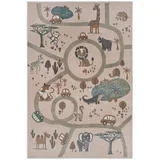 Bež otroška preproga 160x235 cm Animal Park –