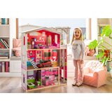 ECO TOYS Velika drvena kućica za lutke s liftom - Malibu residence | shoptok.hr