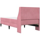  Okvir kreveta s madracem Ružičasta 100 x 200 cm Baršun | shoptok.hr
