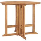  Sklopivi vrtni blagovaonski stol Ø 90 x 75 cm masivna tikovina | shoptok.hr