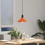 VISILICA podesiva po visini E27 sjajna narančasta Ø 31 cm metal | shoptok.hr