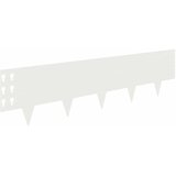  Ograda oko Travnjaka 20 pcs 100 x 25 cm Čelik Bijela | Eponuda.ba