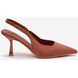 Boto Women's Stiletto Sandals Camel Lunira | ePonuda.com