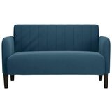  Dvosjed Plavi 109 cm Baršun | shoptok.hr