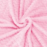  Deka od poliestera 200 x 220 cm - Ružičasta nijansa | shoptok.hr