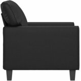  Fotelja crna 60 cm od umjetne kože | shoptok.hr