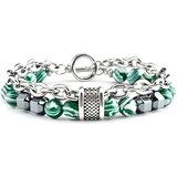 IZMAEL Zapestnica GA-34292 - Zelena / Bela | Shoptok.si