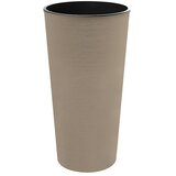  Visoka okrugla posuda za biljke Melrose Glamour (Plastika, Bež, Ø x V: 25 x 46,5 cm) | shoptok.hr