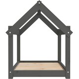 Krevet za pse sivi 81 x 60 x 70 cm od masivne borovine | Eponuda.ba