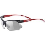 Uvex Sportstyle 802 V Black/Red/White/Smoke Cene